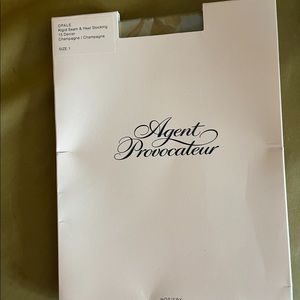 NWT Agent provocateur opale stockings 1